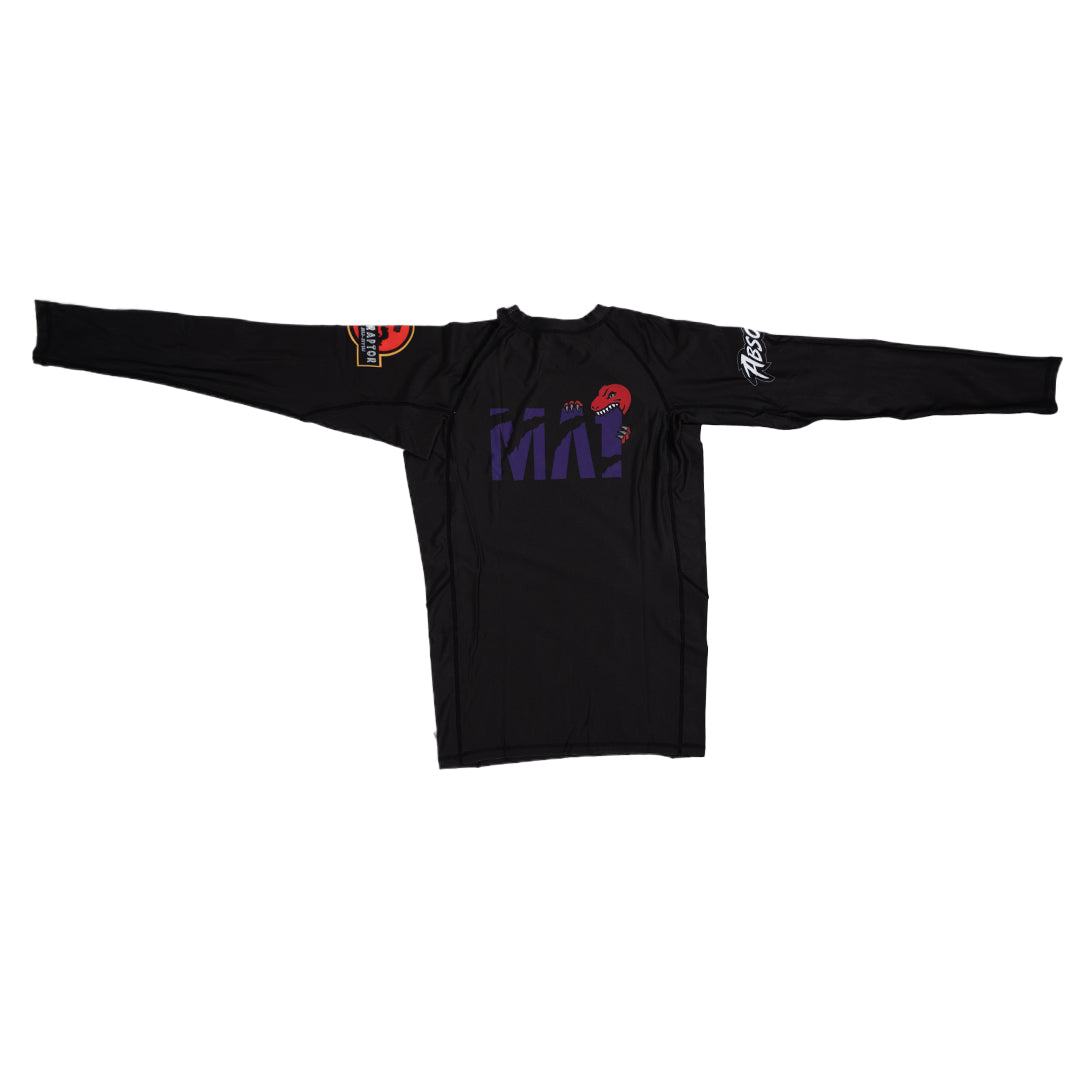 MA1 Absolute Raptors Black Long Sleeve Rashguard - product photo 4