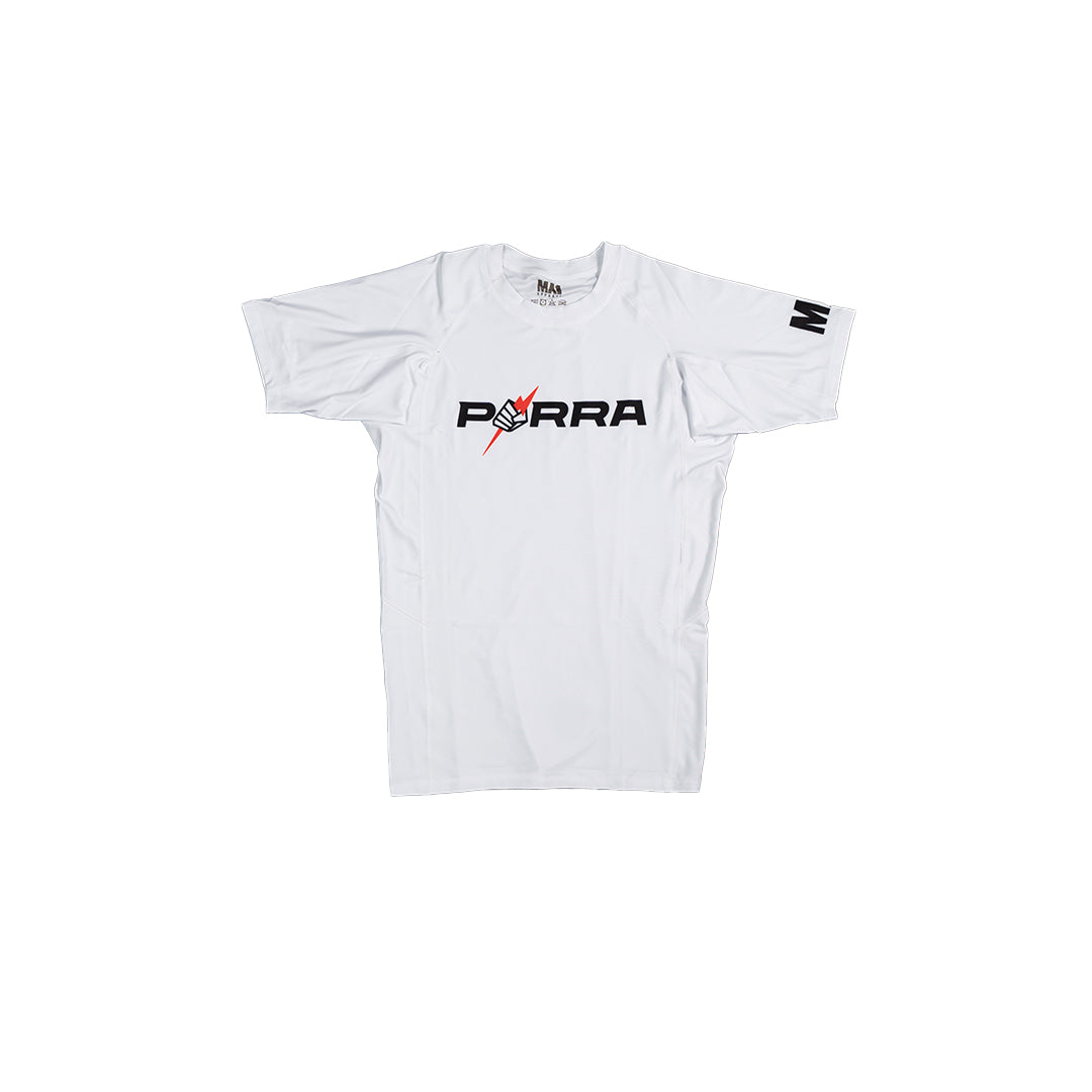 MA1 Porra White Short Sleeve Rashguard - product photo 3