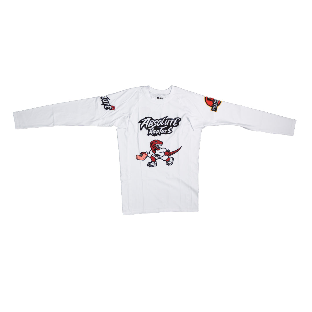 MA1 Absolute Raptors White Long Sleeve Rashguard - product photo 4