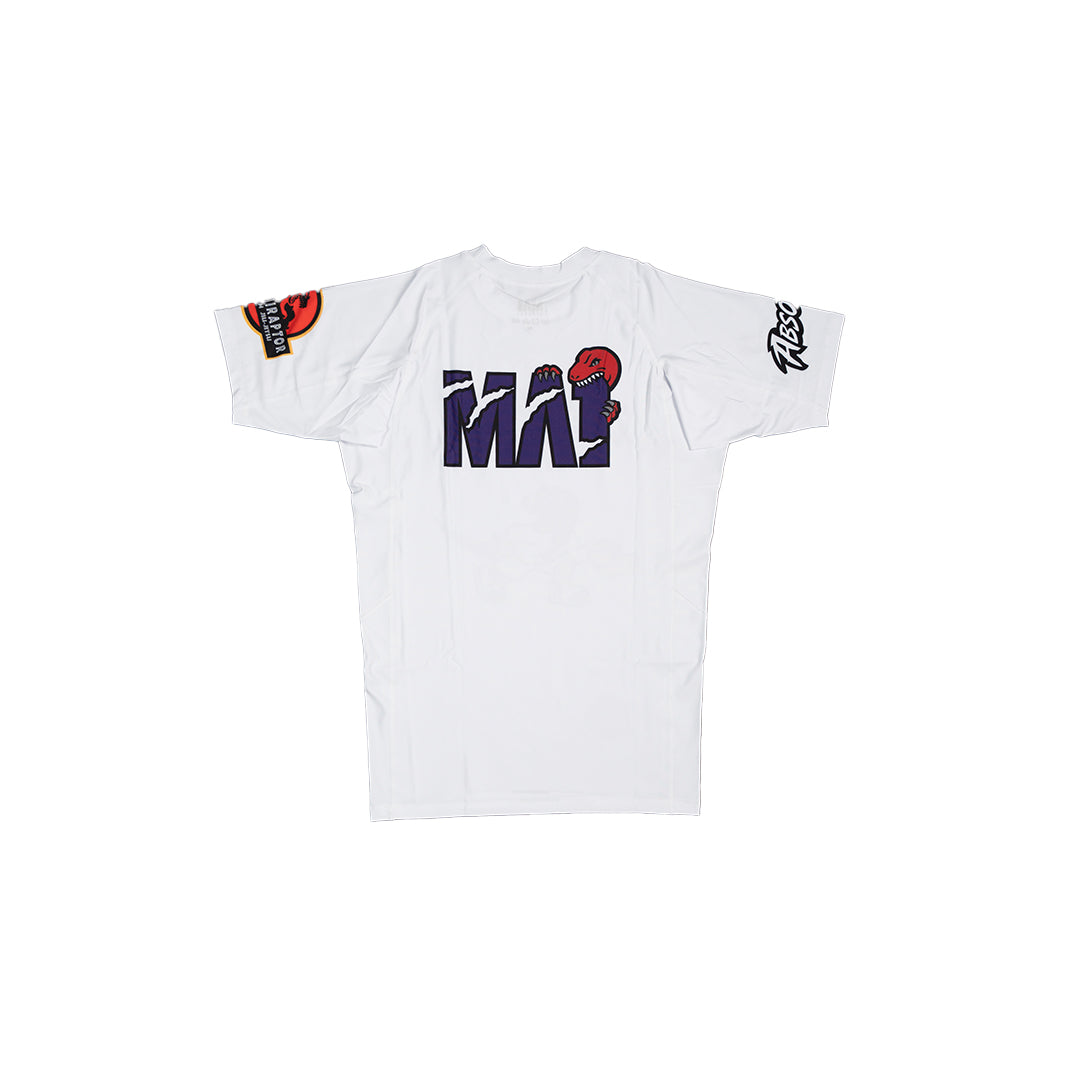 MA1 Absolute Raptors White Short Sleeve Rashguard - product photo 4