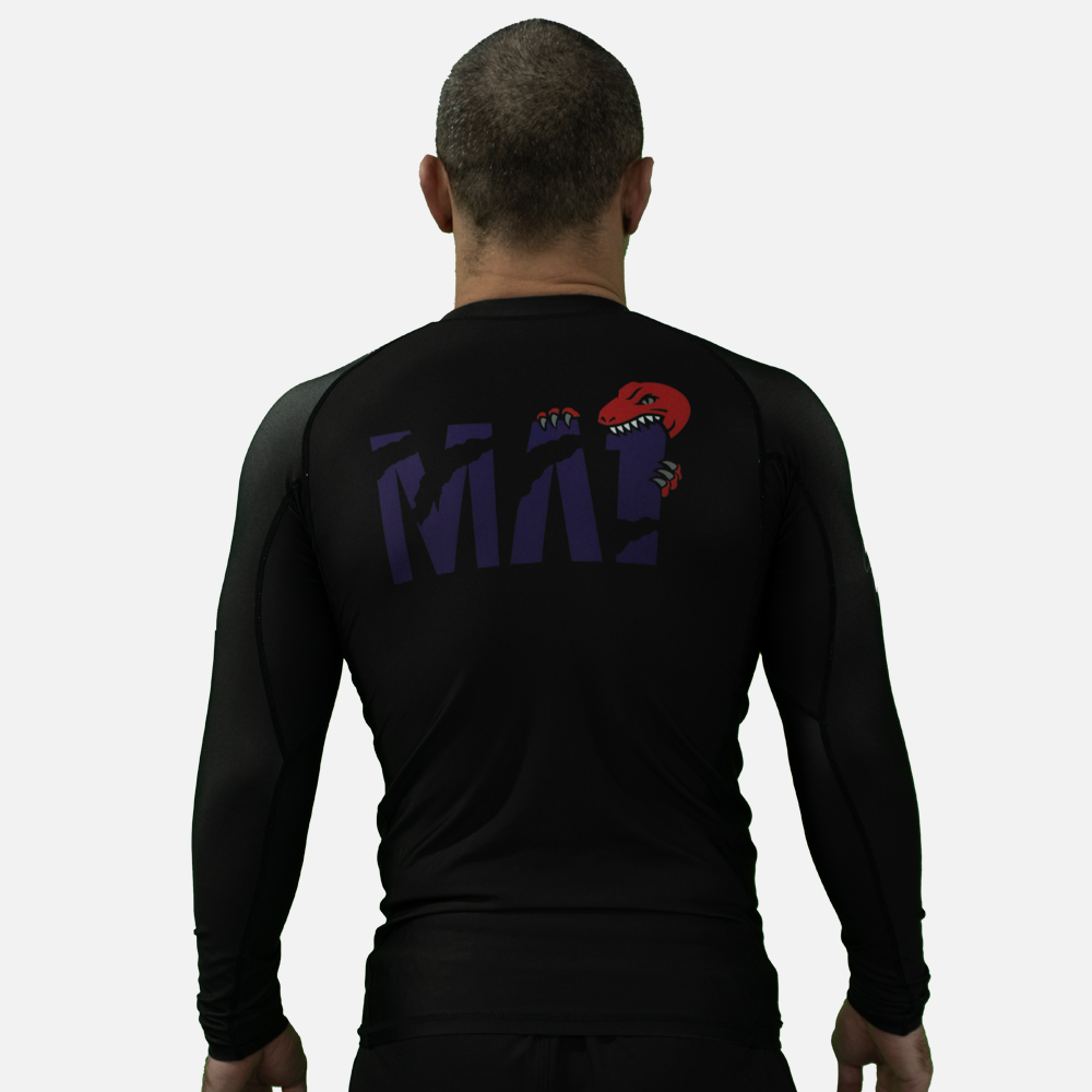MA1 Absolute Raptors Black Long Sleeve Rashguard - product photo 2