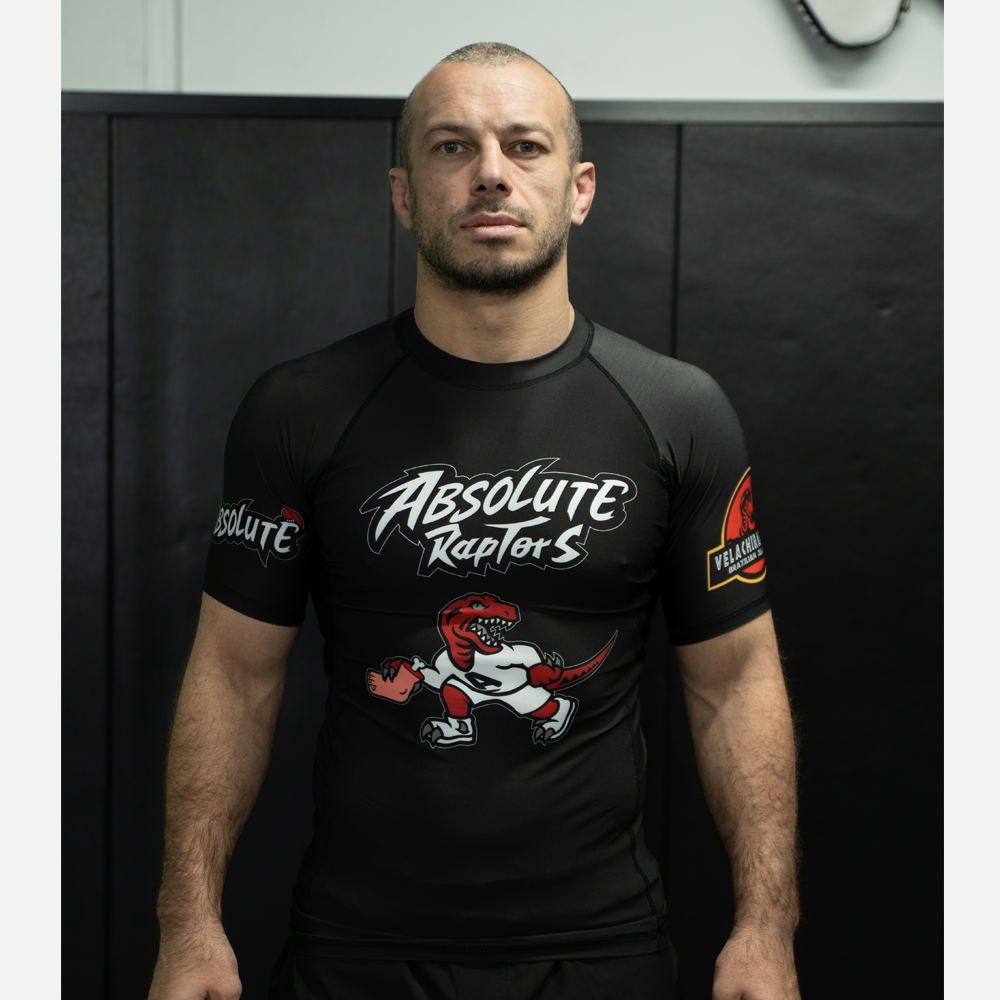 MA1 Absolute Raptors Black Short Sleeve Rashguard – MA1 Combat US
