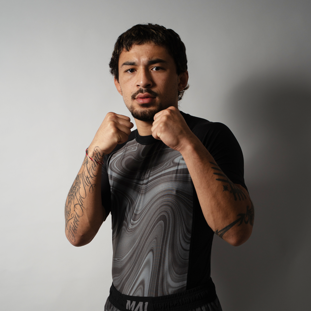 MA1 Liquid Black Short Sleeve Rashguard - product photo 11