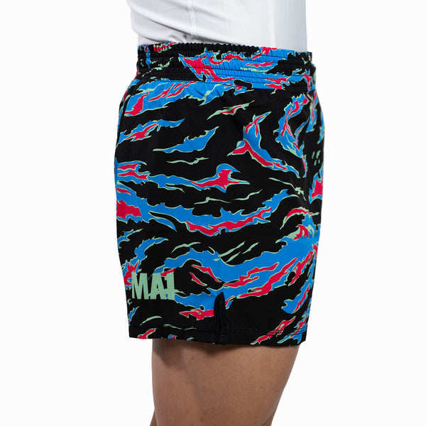 MA1 Camo Fire High Cut MMA Shorts - Inspired by Craig Jones - product photo 5
