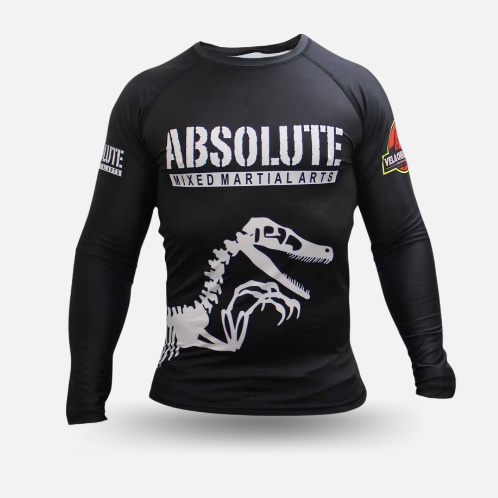 MA1 Raptor Long Sleeve Rash Guard - Black – MA1 Combat