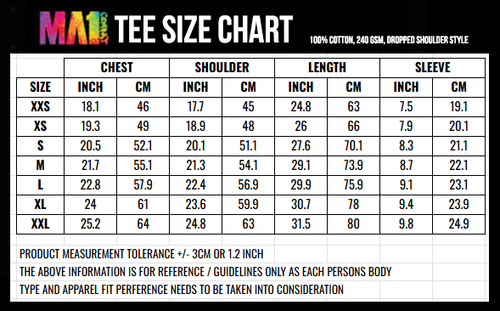 MA1 Absolute MMA Raptors Cotton Oversized Black Tee