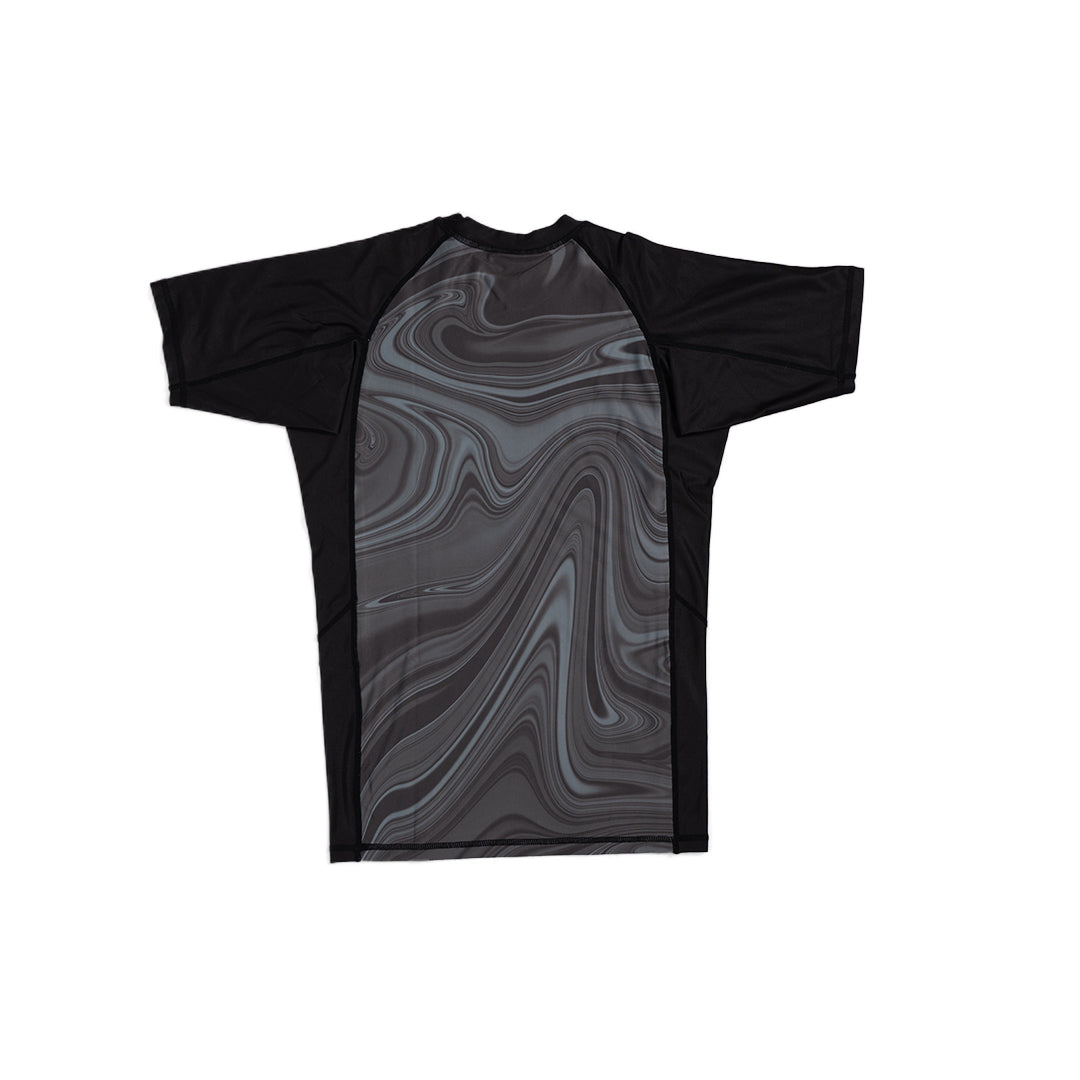 MA1 Liquid Black Short Sleeve Rashguard - product photo 22