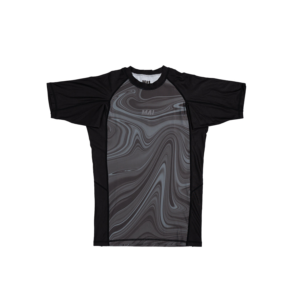 MA1 Liquid Black Short Sleeve Rashguard - product photo 19