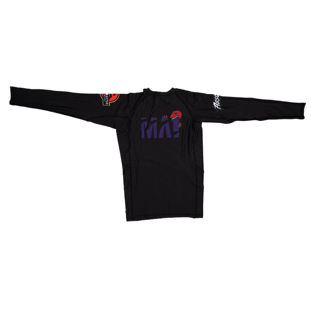 MA1 Absolute Raptors Black Long Sleeve Rashguard
