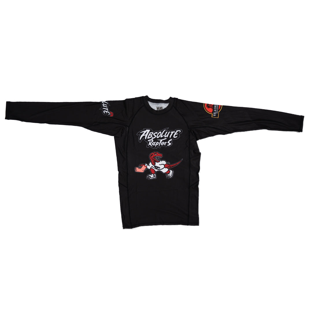 MA1 Absolute Raptors Black Long Sleeve Rashguard - product photo 3