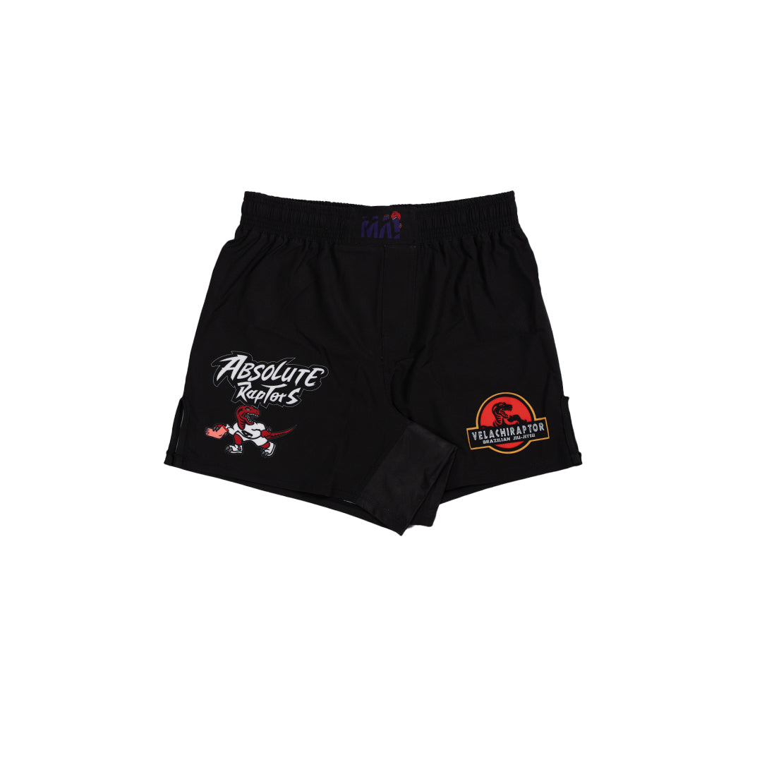 MA1 Absolute Raptors Hybrid Cut MMA Shorts with sublimated Raptors print