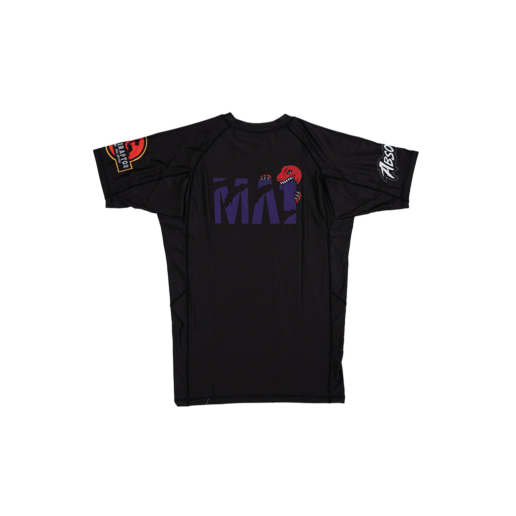 MA1 Absolute Raptors Black Short Sleeve Rashguard