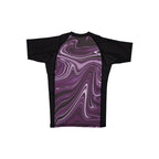 MA1 Liquid Purple Short Sleeve Rashguard