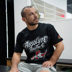 MA1 Absolute MMA Raptors Cotton Oversized Black Tee
