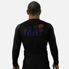 MA1 Absolute Raptors Black Long Sleeve Rashguard
