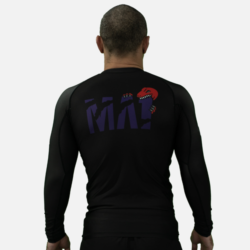 MA1 Absolute Raptors Black Long Sleeve Rashguard