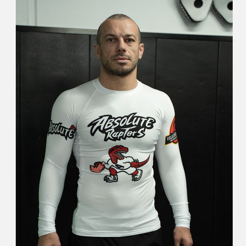 MA1 Absolute Raptors White Long Sleeve Rashguard – MA1 Combat US