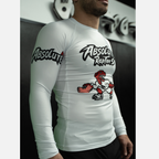 MA1 Absolute Raptors White Long Sleeve Rashguard