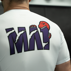 MA1 Absolute Raptors White Short Sleeve Rashguard