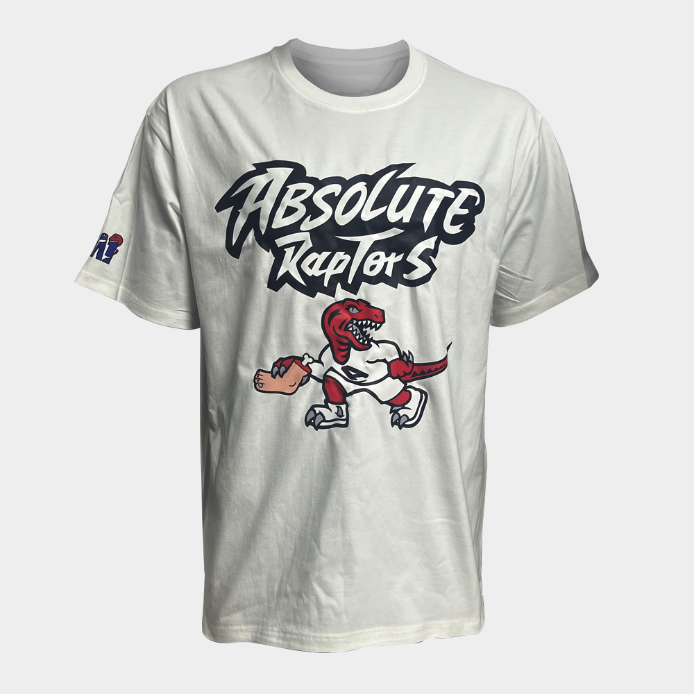 MA1 Absolute MMA Raptors Cotton Oversized White Tee - product photo 13