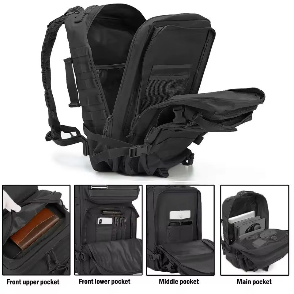MA1 US Military Backpack - Black