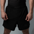 MA1 Black Jag Hybrid Cut MMA Shorts