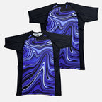 MA1 Liquid Blue Short Sleeve Rashguard