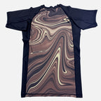 MA1 Liquid Brown Short Sleeve Rashguard