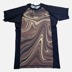 MA1 Liquid Brown Short Sleeve Rashguard