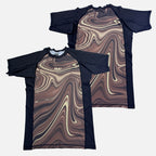 MA1 Liquid Brown Short Sleeve Rashguard