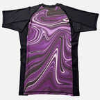 MA1 Liquid Purple Short Sleeve Rashguard