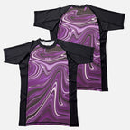 MA1 Liquid Purple Short Sleeve Rashguard