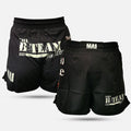 B-Team - Mexican Ground Karate Black High Cut MMA Shorts