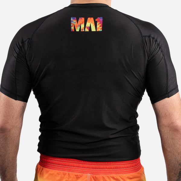 MA1 Keep BJJ Gay Logo Short Sleeve Rashguard