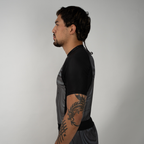 MA1 Liquid Black Short Sleeve Rashguard