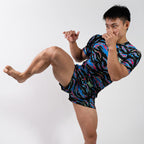 MA1 Camo Fire High Cut MMA Shorts - Inspired by Craig Jones