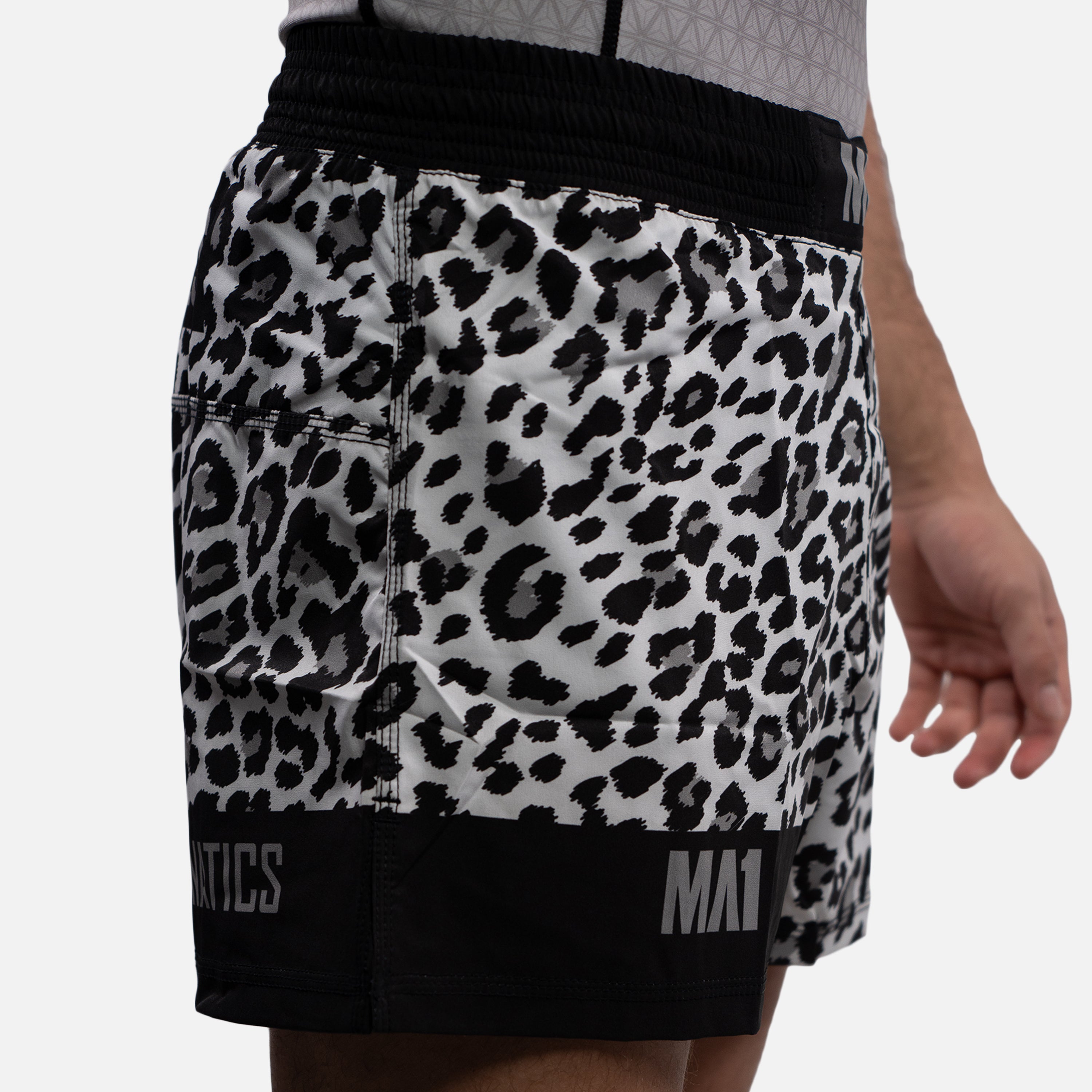 MA1 Craig Jones Snow Leopard High Cut MMA Shorts