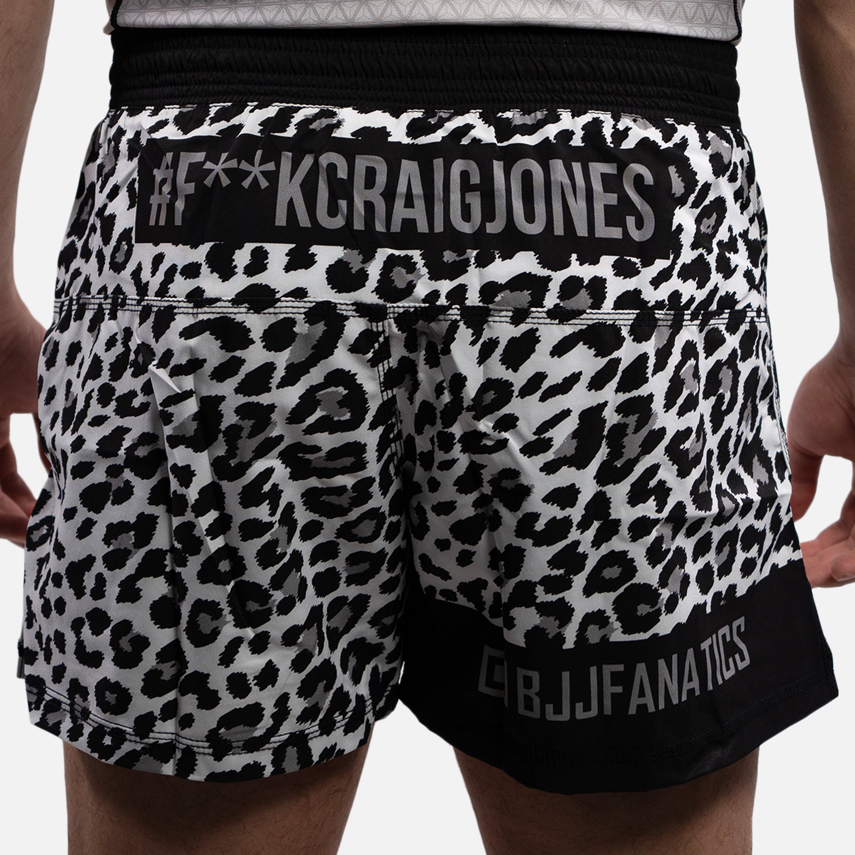 MA1 Craig Jones Snow Leopard High Cut MMA Shorts