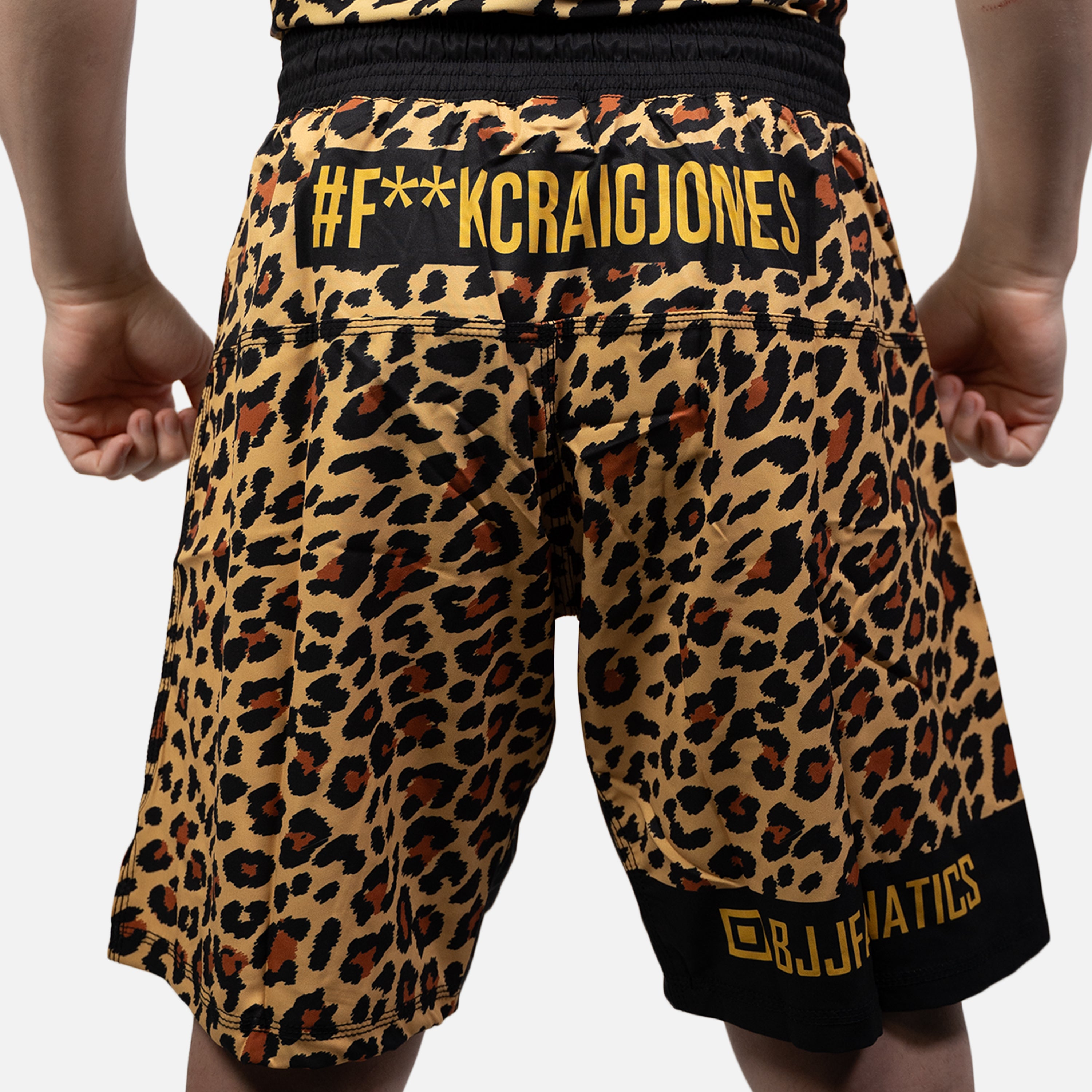 MA1 Craig Jones Gold Leopard MMA Shorts