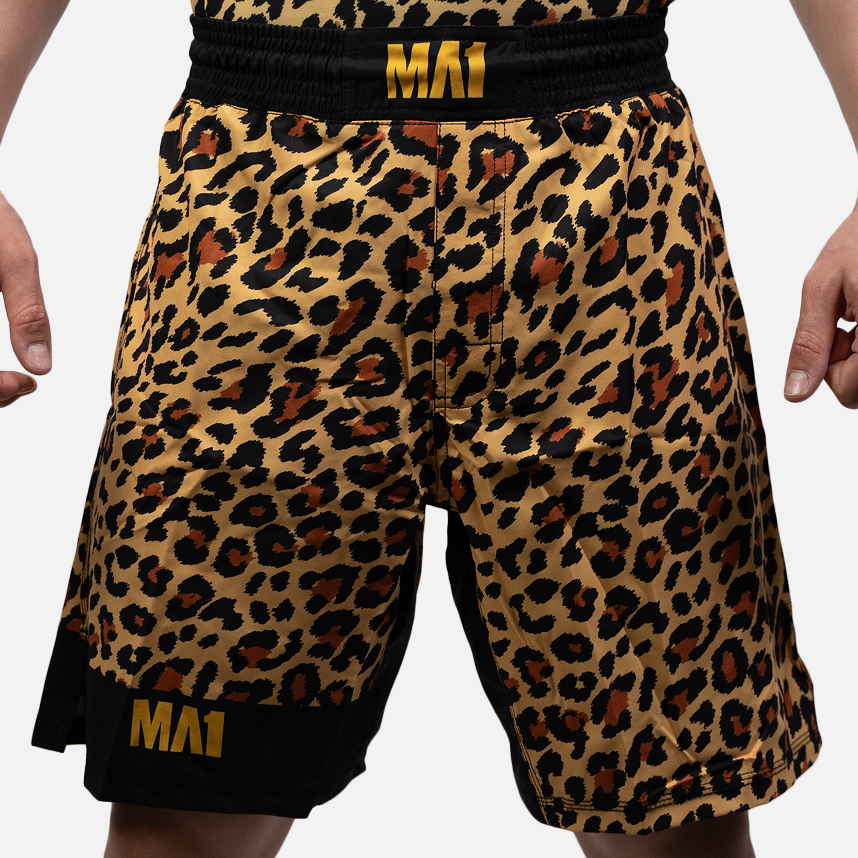 MA1 Craig Jones Gold Leopard MMA Shorts