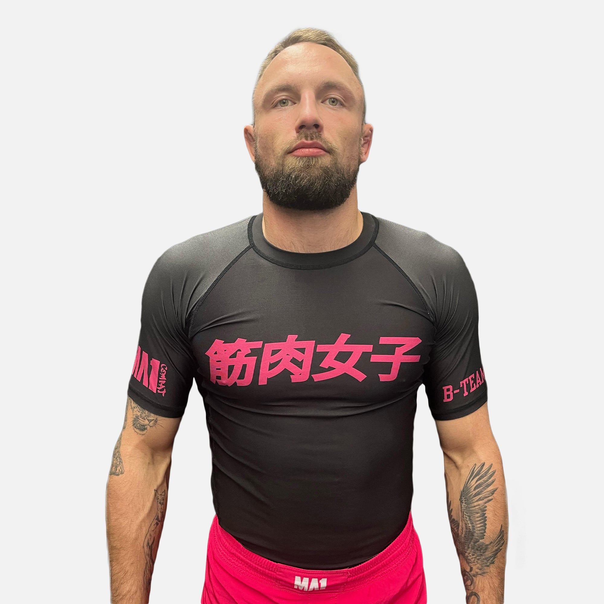 MA1 B-Team Muscle Girl Short Sleeve Rashguard