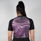 MA1 Liquid Purple Short Sleeve Rashguard