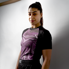 MA1 Liquid Purple Short Sleeve Rashguard