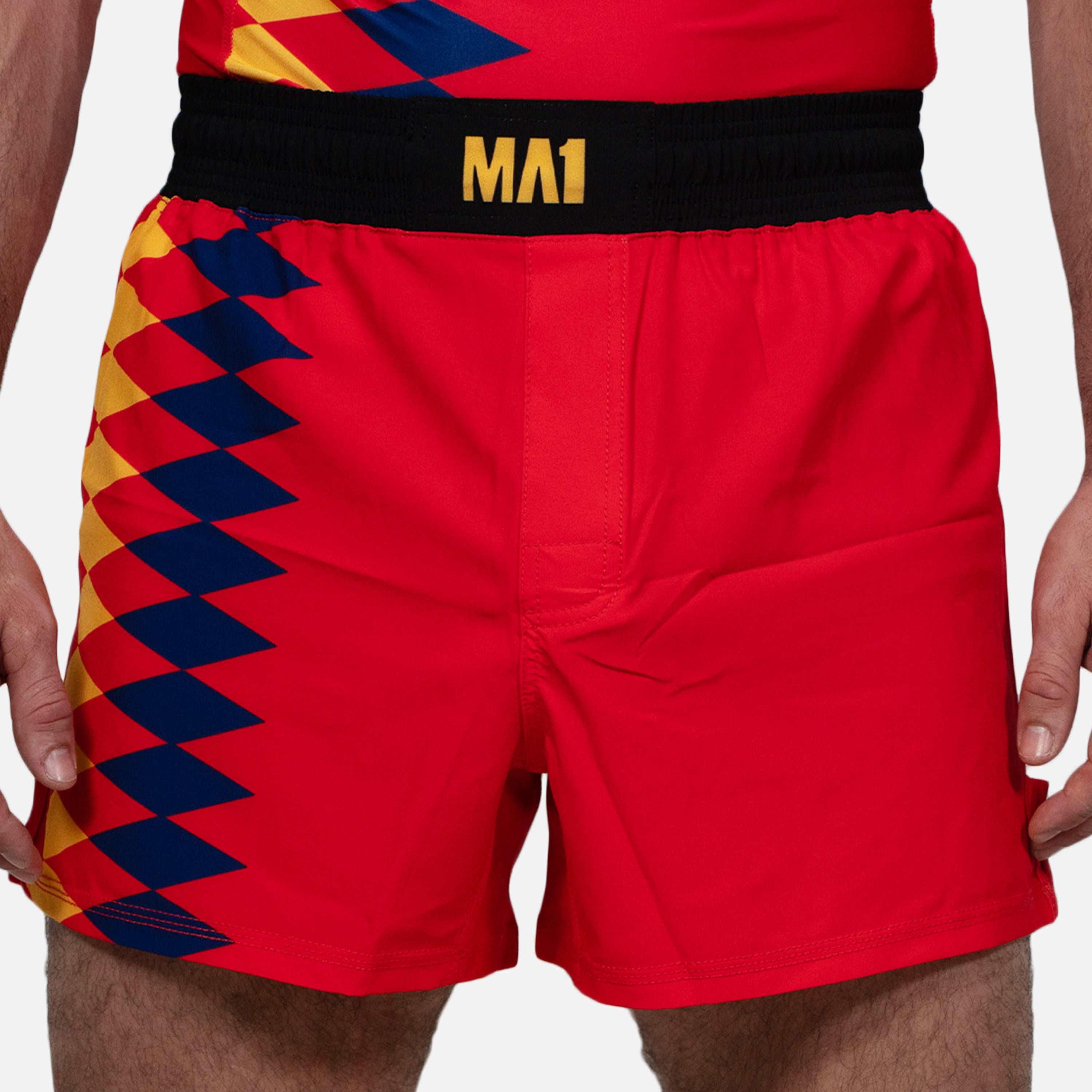 MA1 El Segundo Spain High Cut MMA Shorts