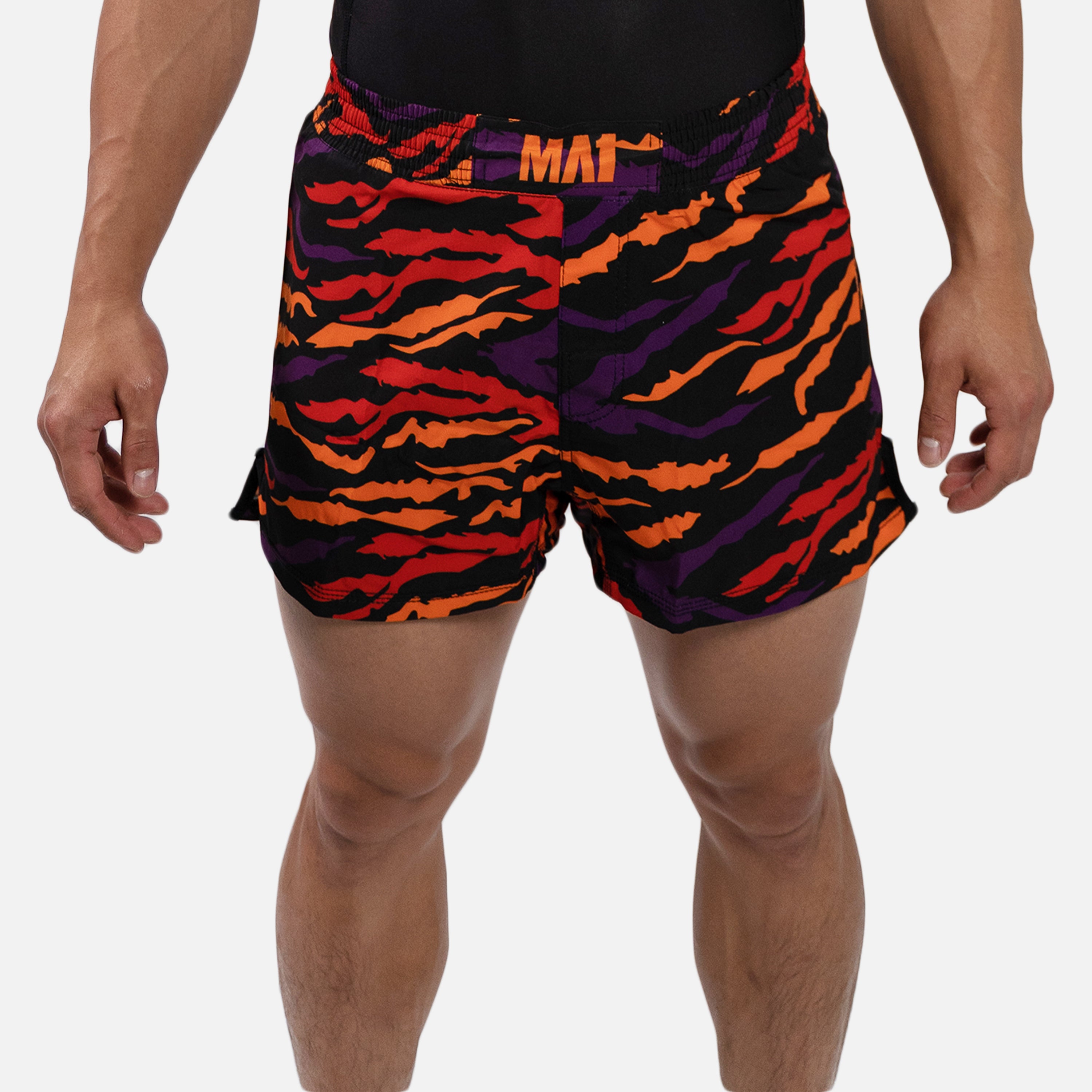 MA1 Tiger Stripe High Cut MMA Shorts