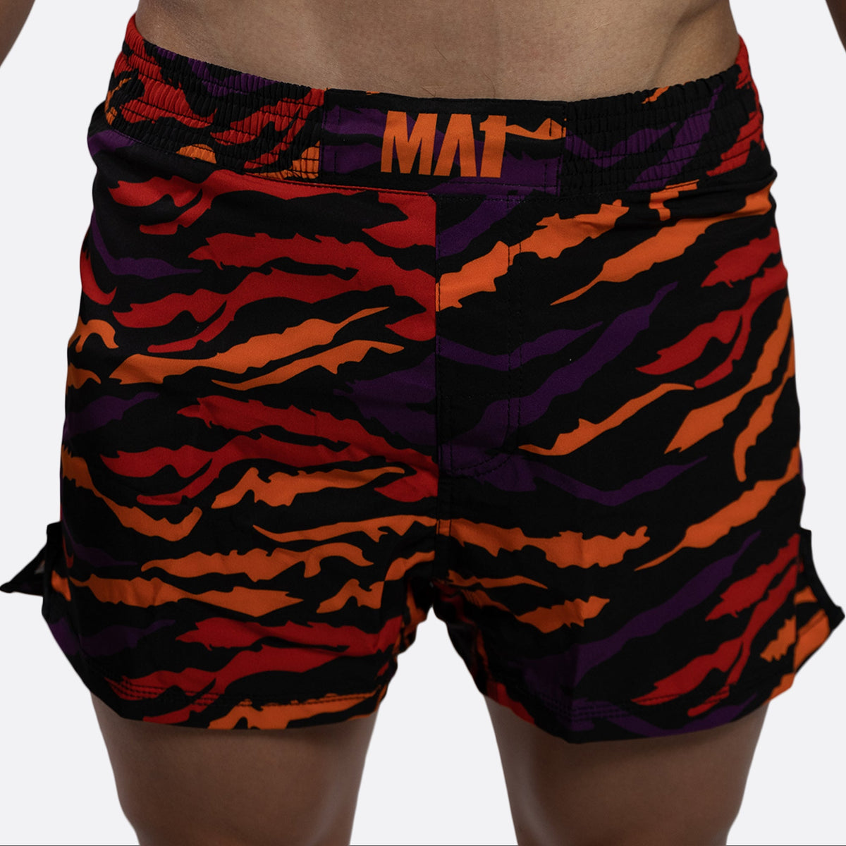 MA1 Tiger Stripe High Cut MMA Shorts - product photo 2