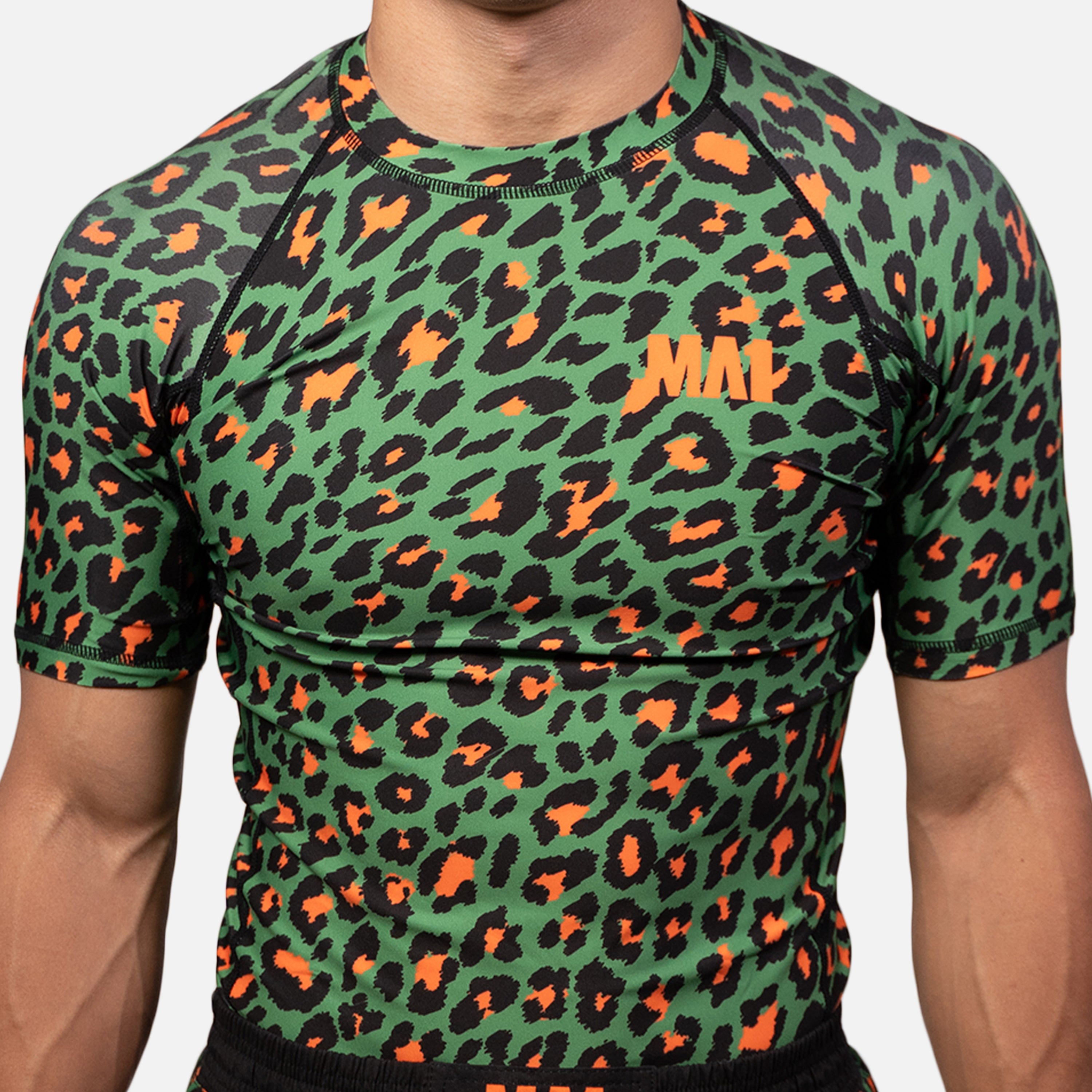 MA1 Craig Jones Tropic Leopard Short Sleeve Rash Guard