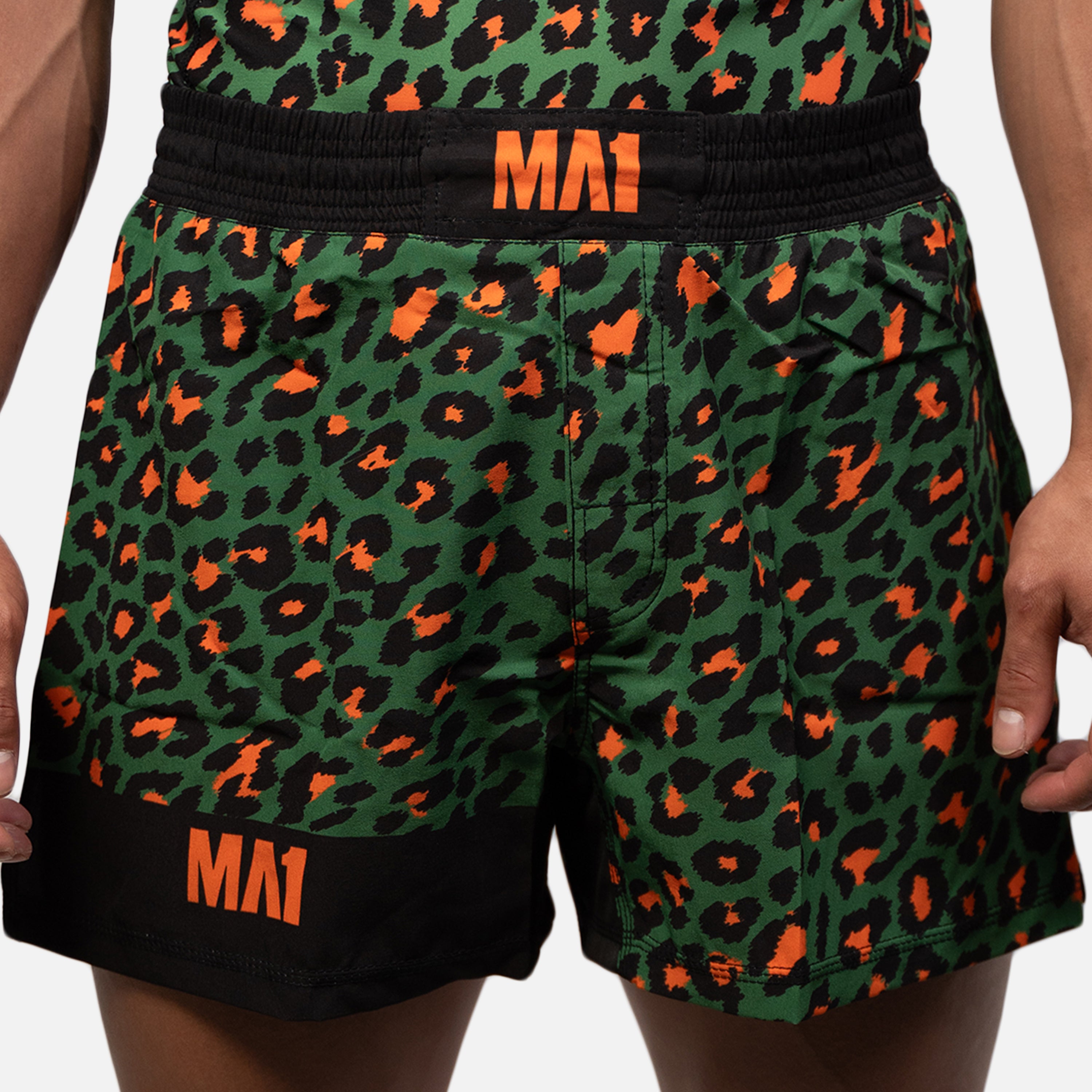 MA1 Craig Jones Tropics Leopard High Cut MMA Shorts