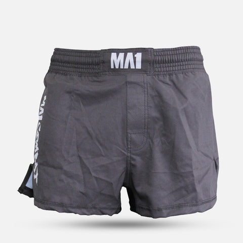 MA1 Combat Basic Black High Cut MMA Shorts